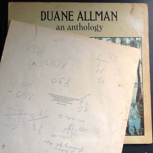 Duane Allman An Anthology Double Vinyl Lp Set '72 - Picture 7 of 13